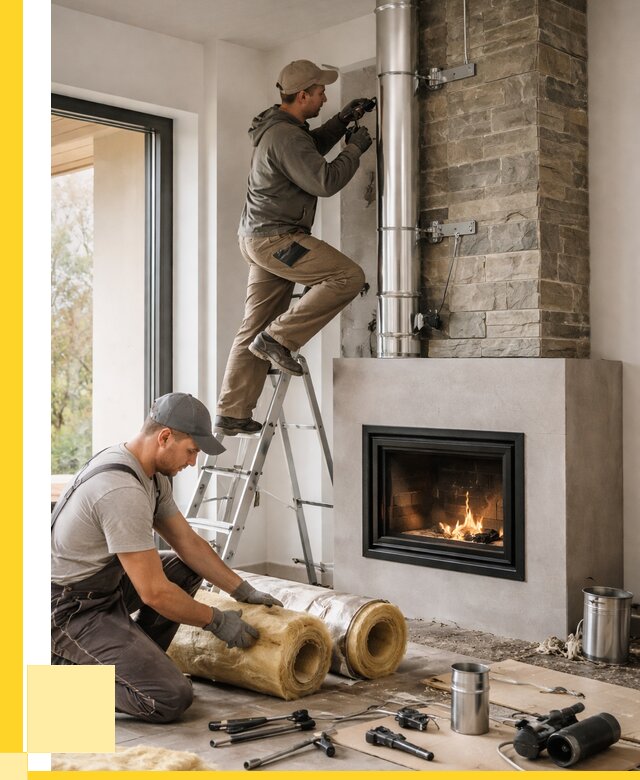 Монтаж дымоходов для каминов в Иванове от 15498 р. ЭриданВнв