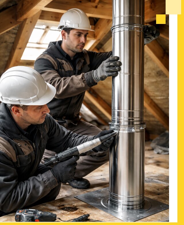 Монтаж дымоходов для каминов в Иванове с гарантией качества
