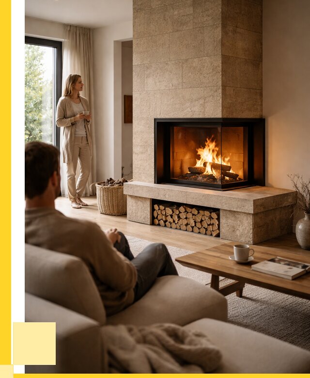 Угловые камины из кирпича установка в Иванове от 154980 р. ЭриданВнв