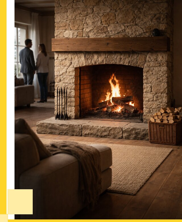 Открытые камины под ключ в Иванове от 154980 р. ЭриданВнв