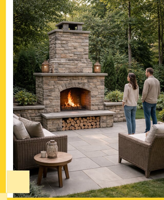 Уличные камины из кирпича в Иванове от 154980 р. | ЭриданВнв