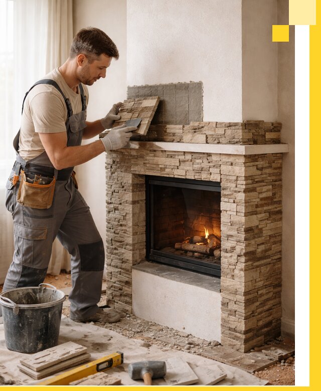 Изготовление и монтаж каминов для дома под ключ в Иванове