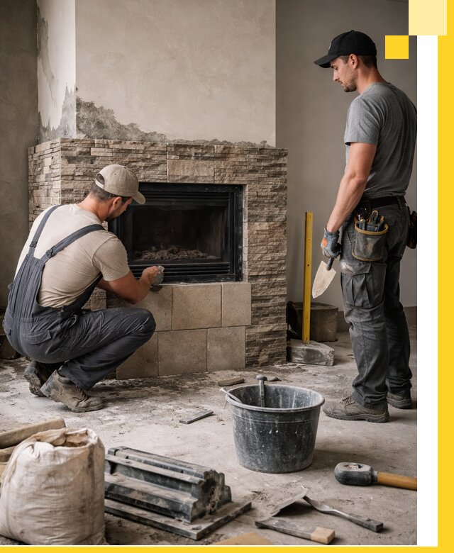 Камины под ключ в Иванове: проект, изготовление и монтаж