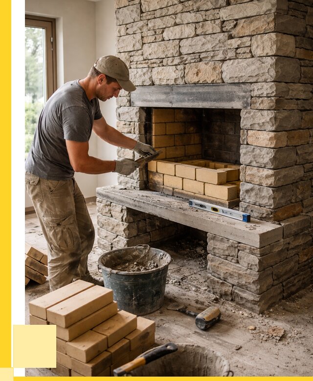 Кладка каминов и камина в Иванове от 25830 р. ЭриданВнв