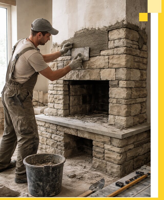 Строительство каминов под ключ в Иванове от проектирования до монтажа