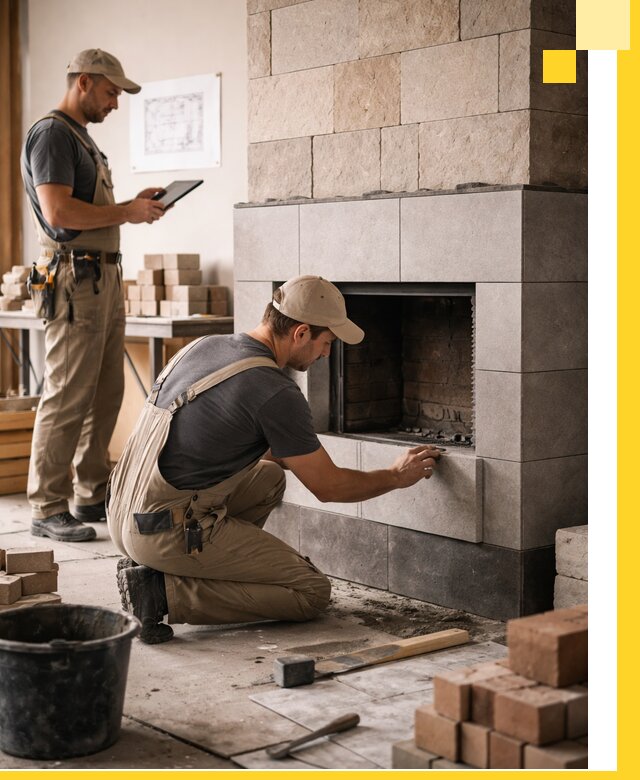 Индивидуальные проекты каминов и каминных систем в Иванове