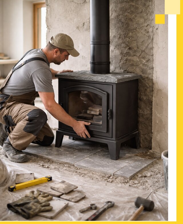 Профессиональный монтаж печей и каминов в Иванове под ключ