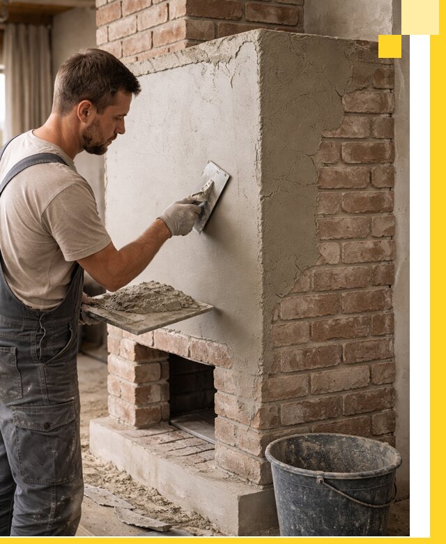 Отделка печей и облицовка каминов в Иванове под ключ