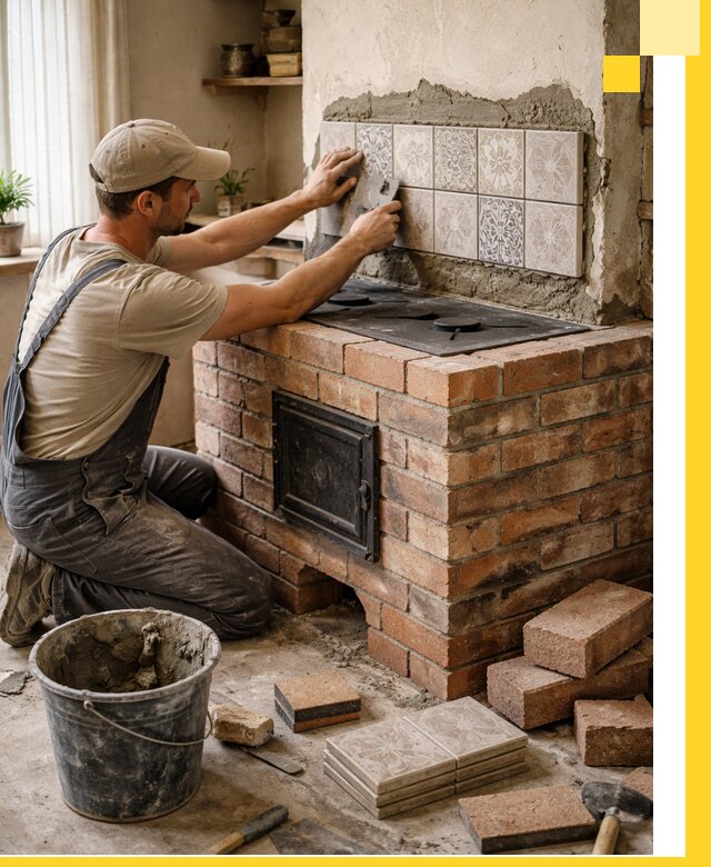 Печи с плитой на заказ монтаж гарантия и сервис в Иванове