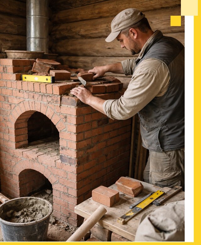 Изготовление и установка русских печей в Иванове под ключ