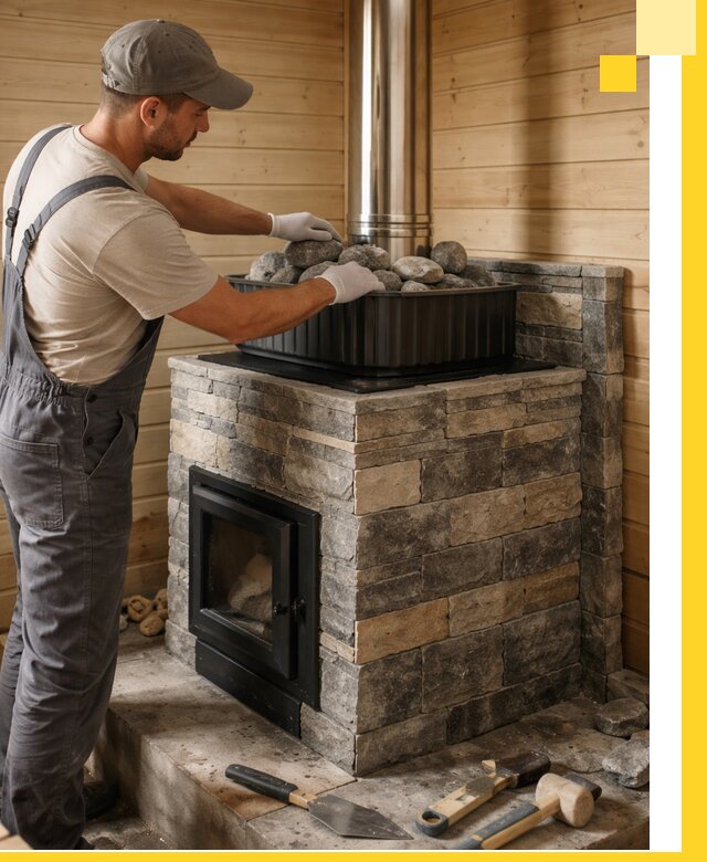 Печи для парной в Иванове, производство, монтаж и обслуживание