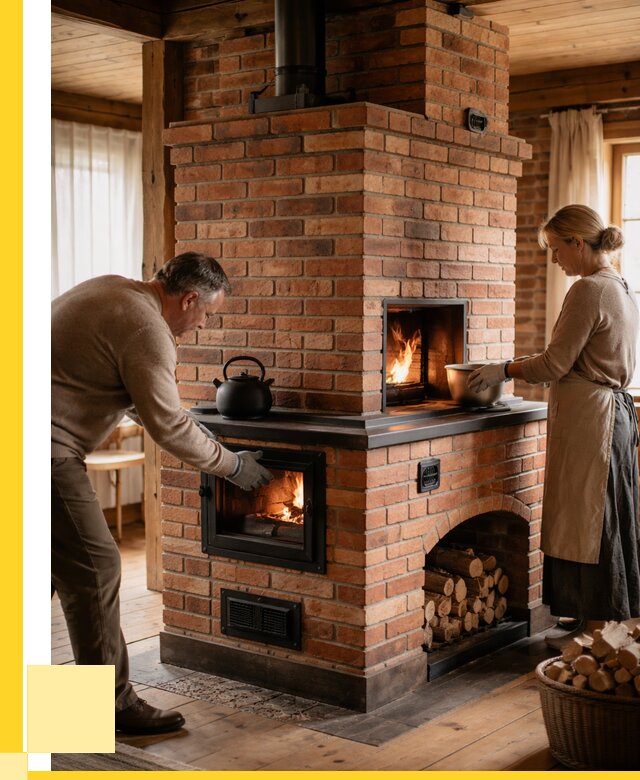 Печи для загородного дома под ключ в Иванове от 82656 р. | ЭриданВнв