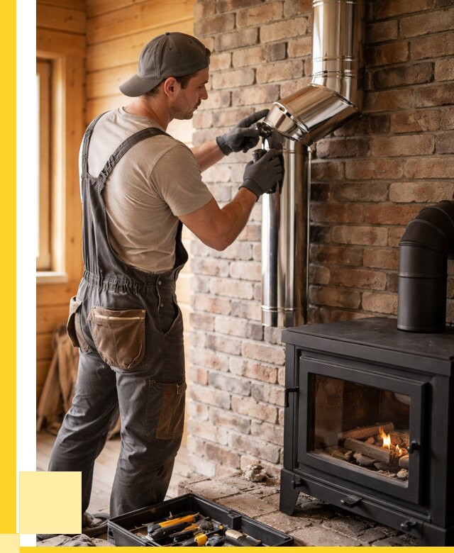 Монтаж дымоходов для печей в Иванове от 7749 р. | ЭриданВнв