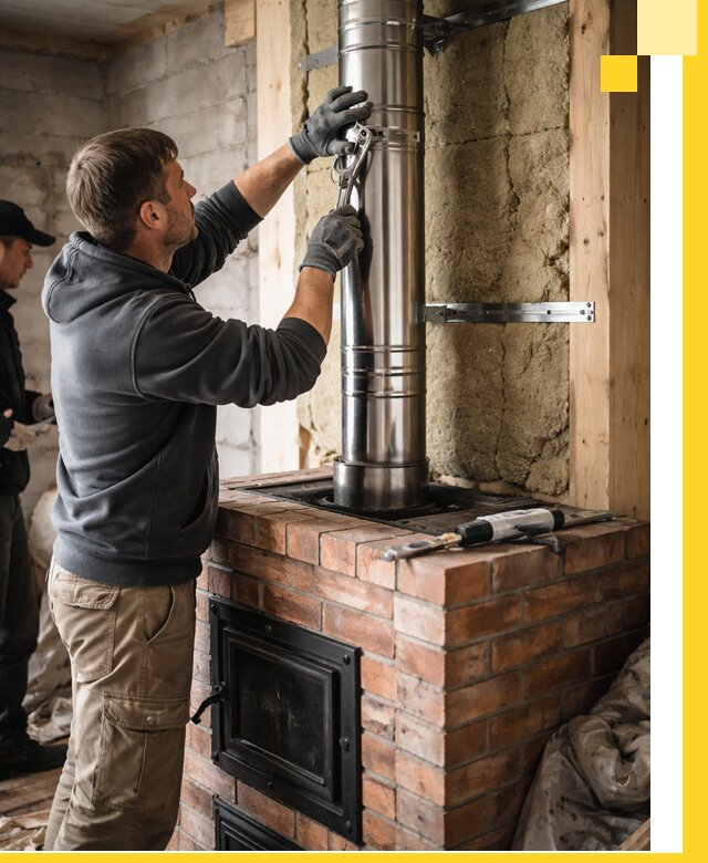 Изготовление и монтаж печей и дымоходов под ключ в Иванове
