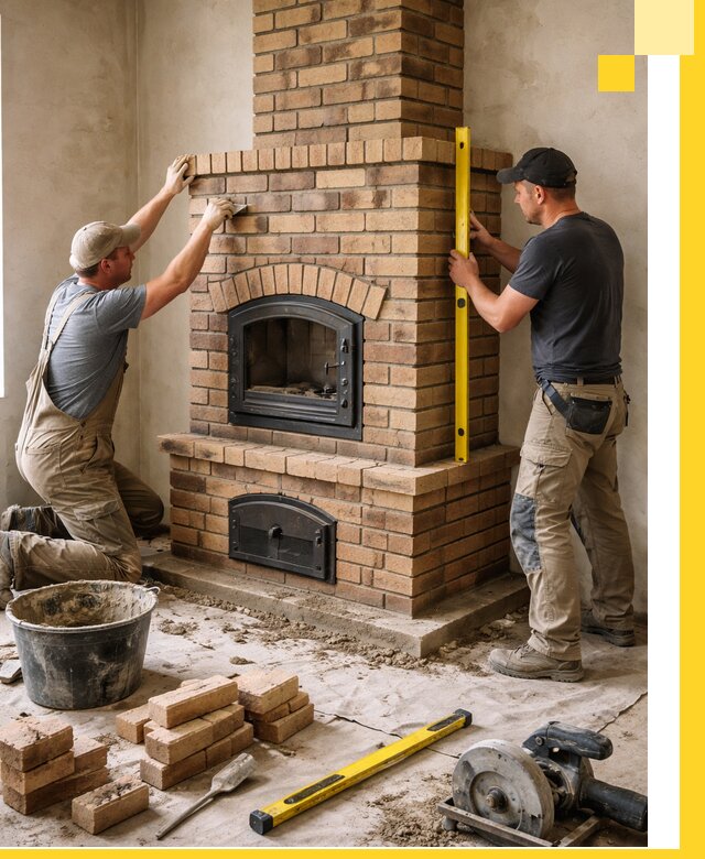 Продажа и установка печей и каминов для дома под ключ в Иванове