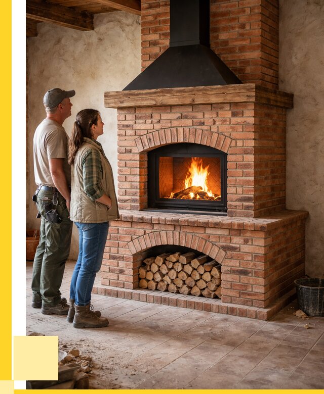 Печи камины из кирпича в Иванове от 123984 р. | ЭриданВнв