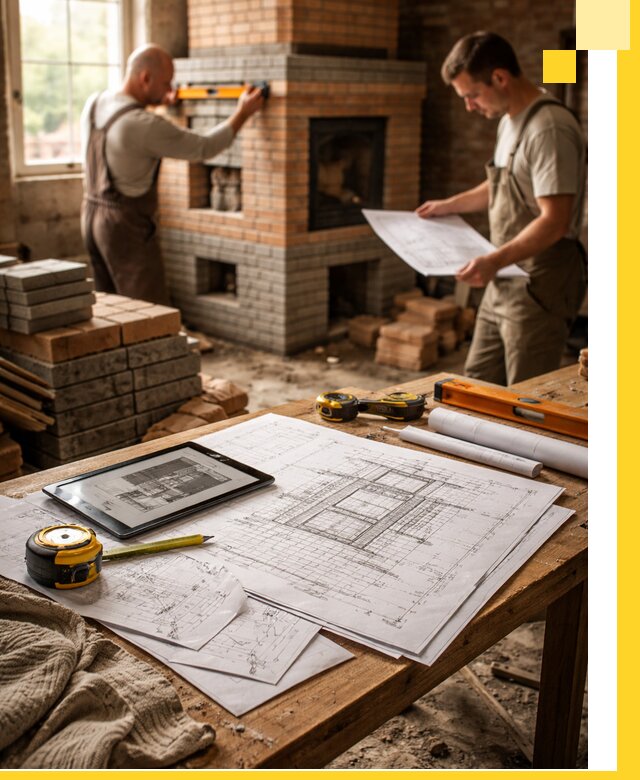 Проекты печей и каминов с индивидуальным дизайном в Иванове