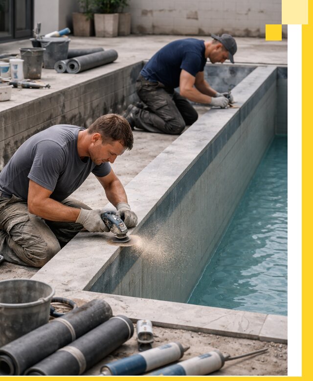 Профессиональный ремонт бассейнов под ключ в Иванове