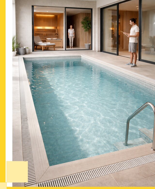 Отделка бассейна пленкой ПВХ в Иванове от 3616 р. - ЭриданВнв