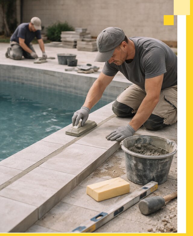 Отделка бассейнов в Иванове: декоративная отделка и гидроизоляция