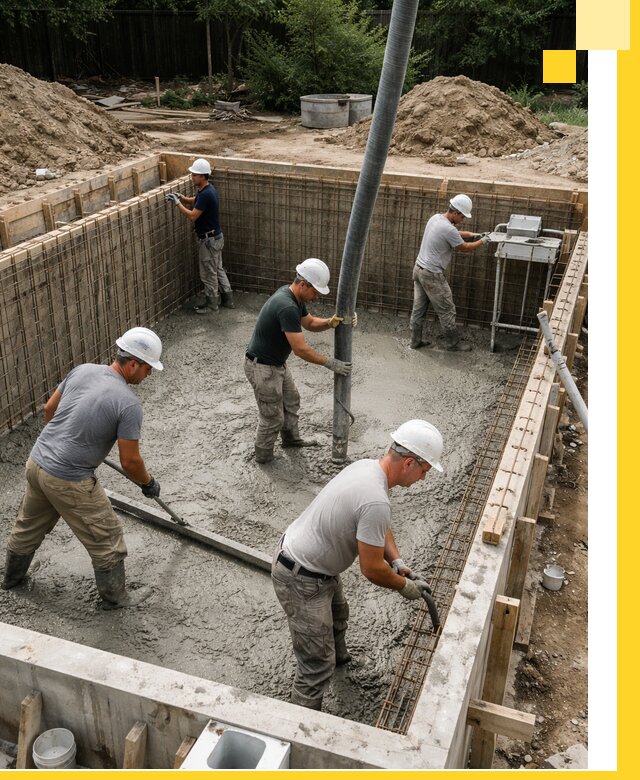 Строительство бетонных бассейнов под ключ в Иванове