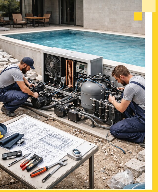 Проектирование и монтаж бассейнов с подогревом в Иванове