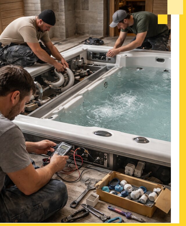 Гидромассажные бассейны под ключ в Иванове, дизайн и монтаж