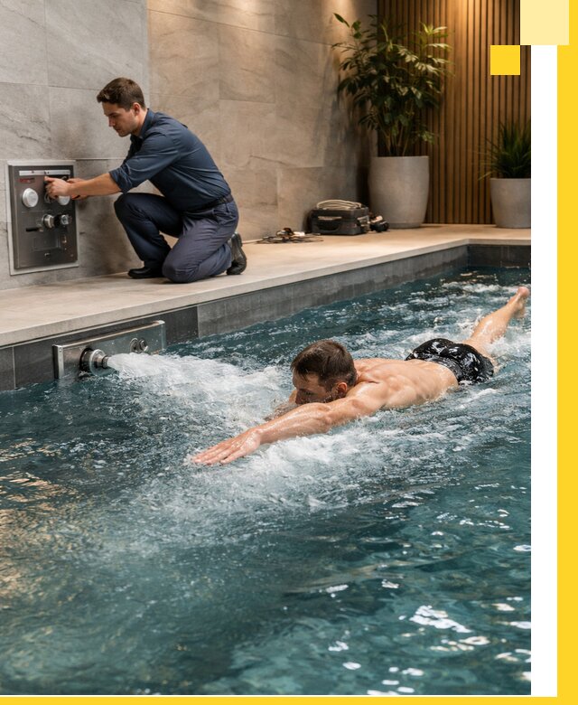 Проектирование и монтаж бассейнов с противотоком в Иванове