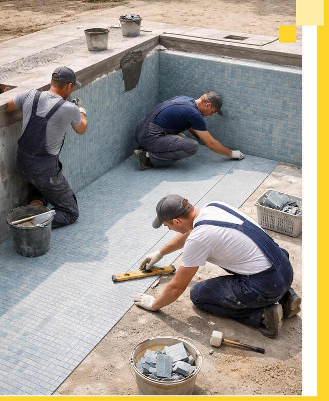 Укладка и установка плитки для бассейнов под ключ в Иванове