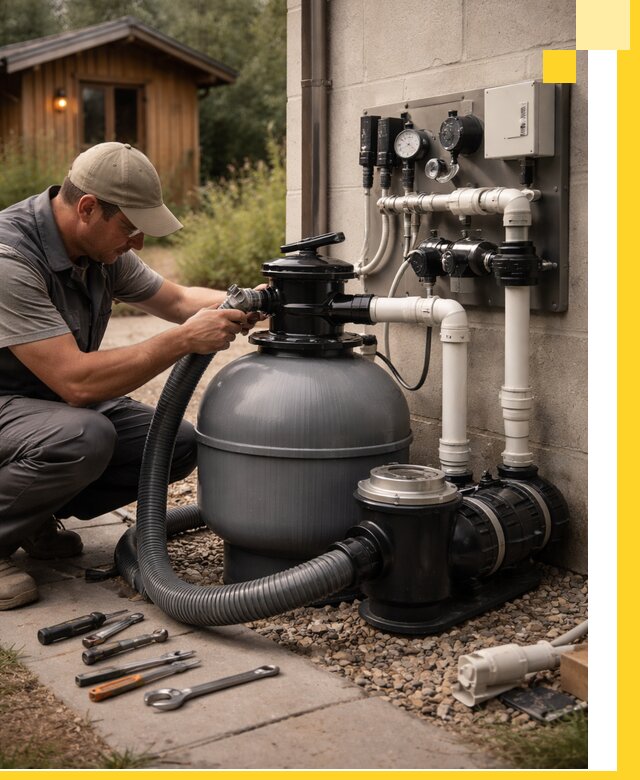 Продажа и монтаж фильтров и насосов для бассейнов в Иванове