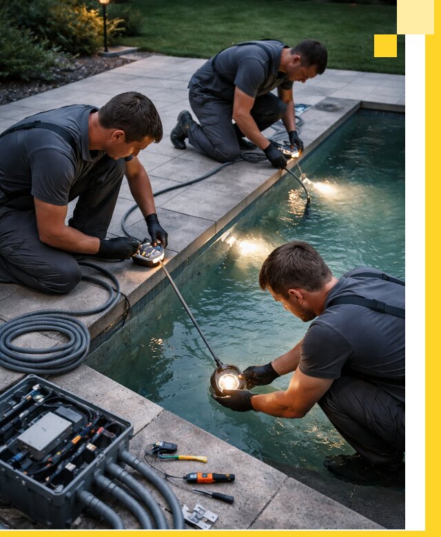 Профессиональное освещение бассейнов в Иванове: дизайн и монтаж