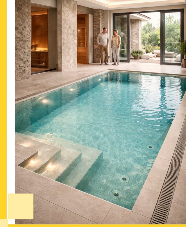 Бассейн во дворе в Иванове: проект, отделка от 1239840 р. | ЭриданВнв