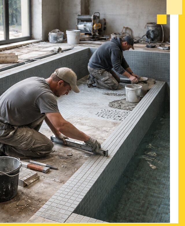 Строительство бассейна в частном доме в Иванове под ключ