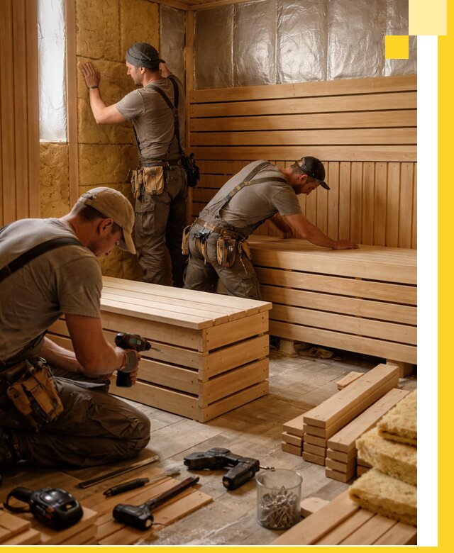 Профессиональное строительство саун под ключ в Иванове