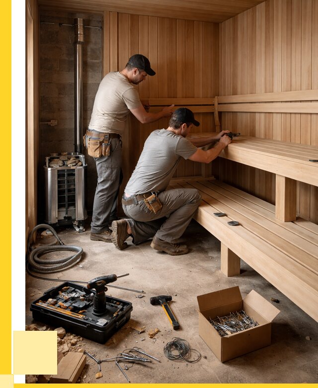 Монтаж саун под ключ в Иванове от 123984 р. | ЭриданВнв
