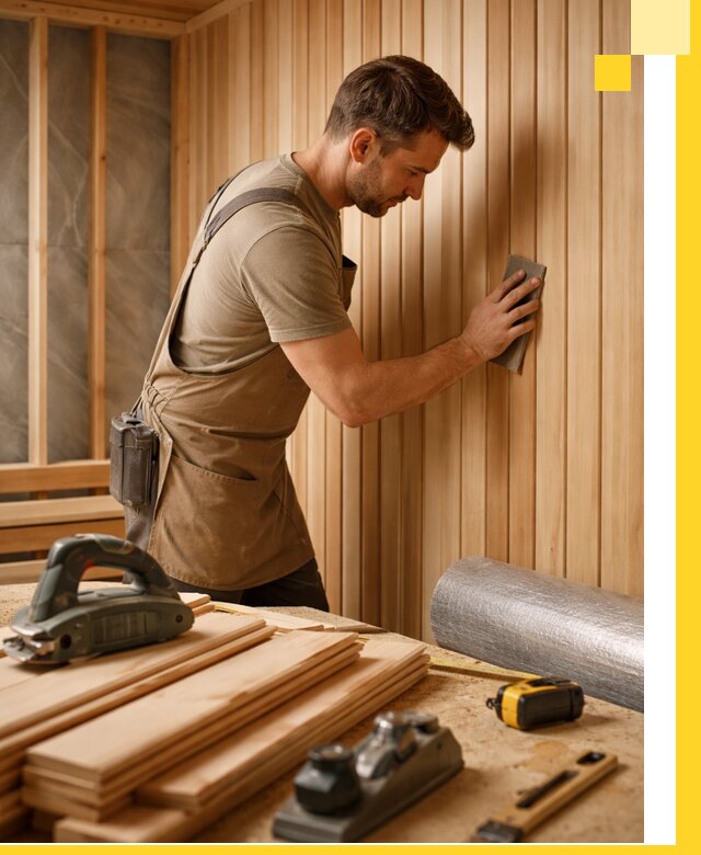 Профессиональная отделка саун и парных под ключ в Иванове