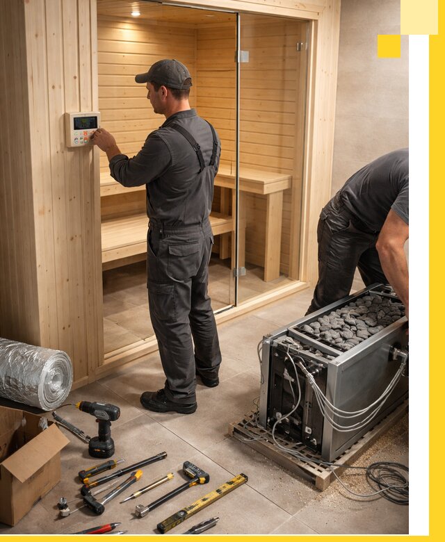 Поставка, установка и монтаж электрических саун в Иванове