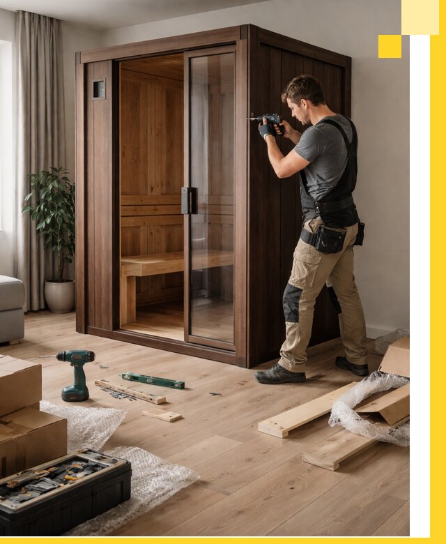 Установка и производство мини саун под ключ в Иванове