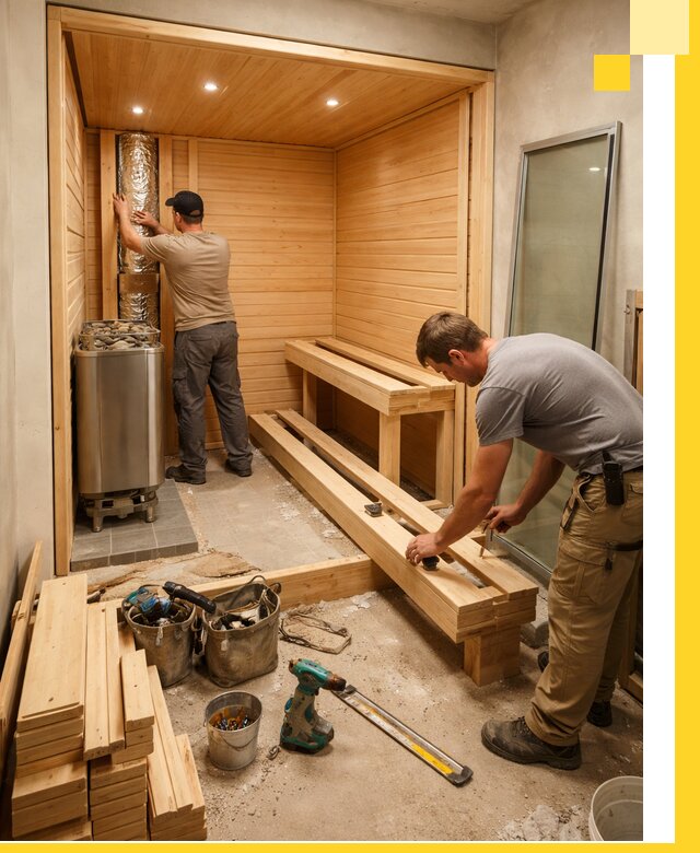 Проектирование и установка домашних саун под ключ в Иванове