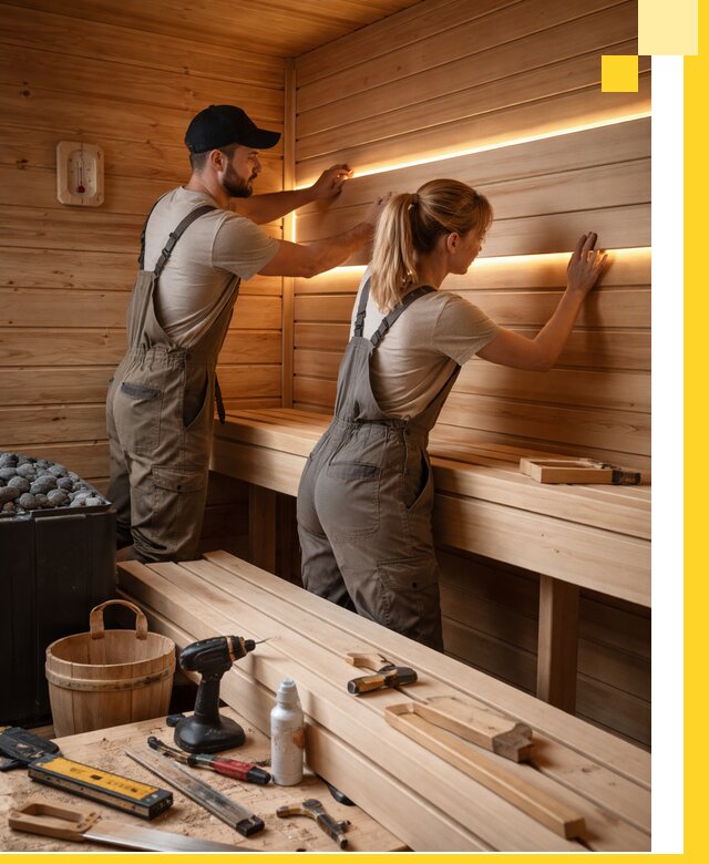 Дизайн саун и бань под ключ с индивидуальным проектом в Иванове