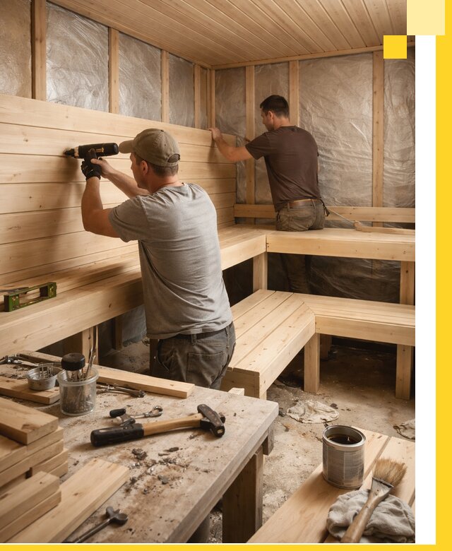 Профессиональная отделка бань и саун под ключ в Иванове