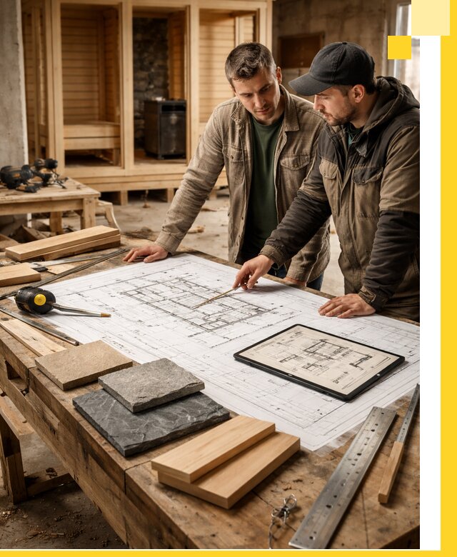 Проекты бань под ключ и планы строительства в Иванове