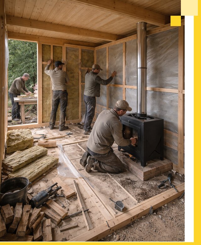 Профессиональный монтаж бань под ключ в Иванове для дома