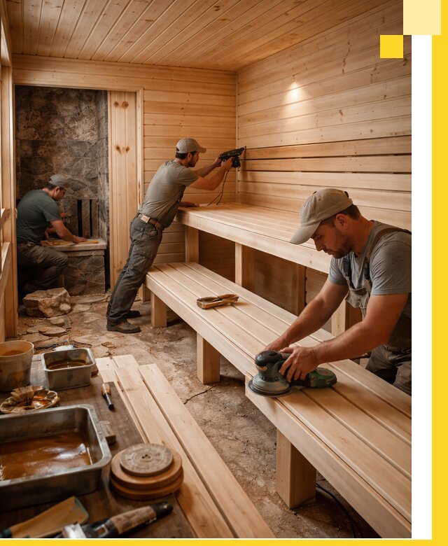 Профессиональная отделка бань в Иванове под ключ, с гарантией