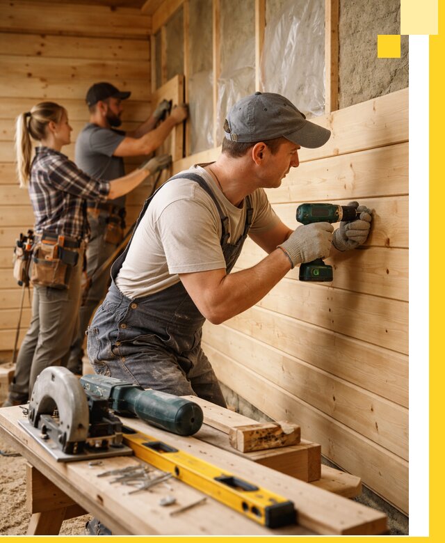 Обшивка бань под ключ в Иванове: отделка стен и потолков