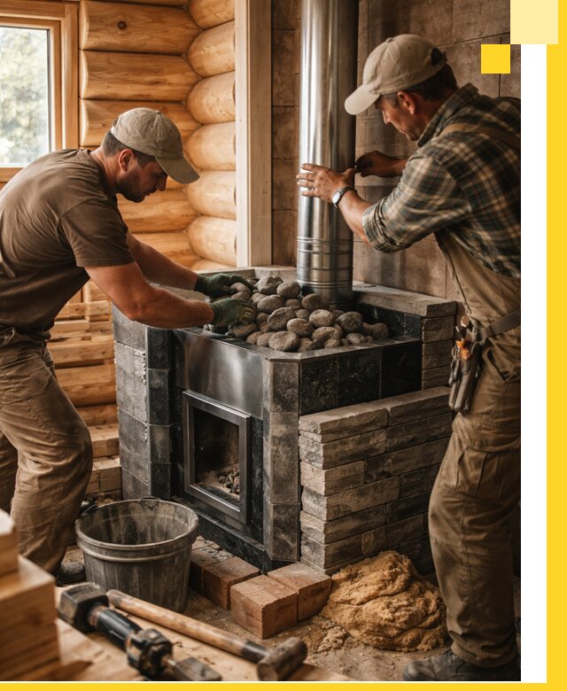 Строительство и отделка русских бань под ключ в Иванове