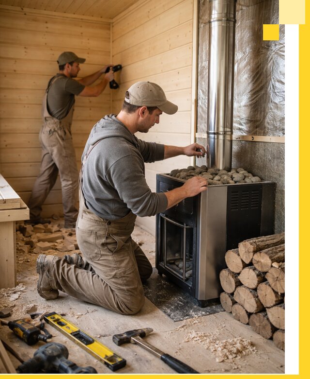 Строительство деревянных бань под ключ в Иванове проекты и монтаж