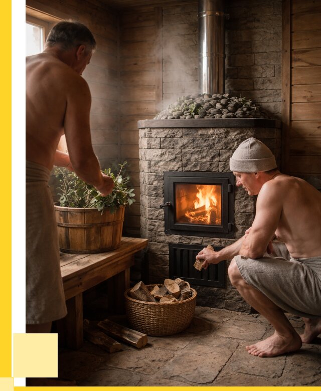 Банные печи под ключ в Иванове от 46494 р. | ЭриданВнв кирпичная