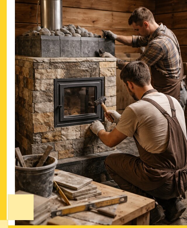 Облицовка банной печи в Иванове от 15498 р. | ЭриданВнв