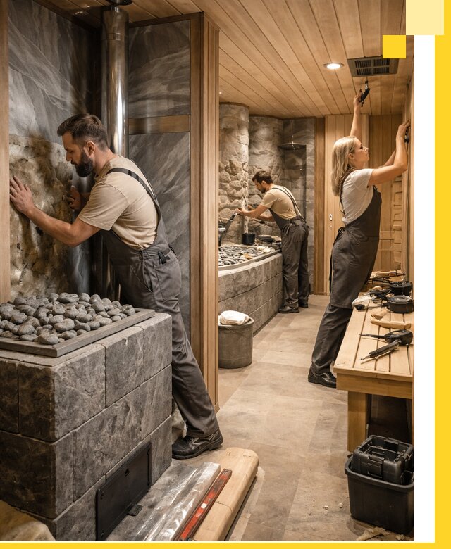 Строительство бань и SPA процедур в Иванове под ключ и отделкой